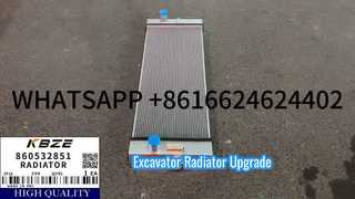 KBZE BRAND 860532851 XCMG XE215 INDIA EXCAVATOR RADIATOR ASSY FITS CUMMIN.S 6BT5.9 ENGINE Demo