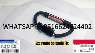 KBZE 6743-82-9120 2868039 Ηλεκτρομαγνητική βαλβίδα FLAMEOUT TIME OVERCRANK 3972266 37B0099 FOR SY215 XE215 LG922E JS