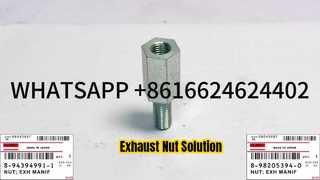 HITACHI ZX330 ZX350 ZX500 8-94394991-1 8-98205394-0 ISUZU 6HK1 ΠΑΡΟΧΙΑ ΠΑΡΟΧΗΣ ΕΞΑΤΜΙΣΗΣ 0-911 Ανταλλακτικό