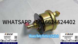 ΚΥΡΙΟΣ ΔΙΑΚΟΠΤΗΣ ΜΠΑΤΑΡΙΑΣ KBZE LIUGONG 34B0087 SDLG 4130000427 XCMG 803694579 ΓΙΑ ΕΚΣΚΑΦΗ CLG922 XE215
