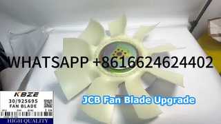 JCB 30/925695 ΦΑΝ BLADE 8H 9B Για JS215 JS220 ΙΝΔΙΑ Εκσκαφέας FITS CUMMIN S 6BT5.9 κινητήρα
