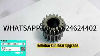 KBZE Αντικατάσταση Kobelco YT15V00012S010 Final Drive Sun Gear Fits SK70 SK75 SK80 Excavator Travel Mo
