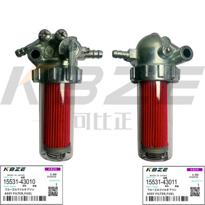 KBZE 15531-43011 KUBOTA GA70 15531-43010 ASSY FILTER FUEL FITS FOR RC-15FD-2 CF-1800