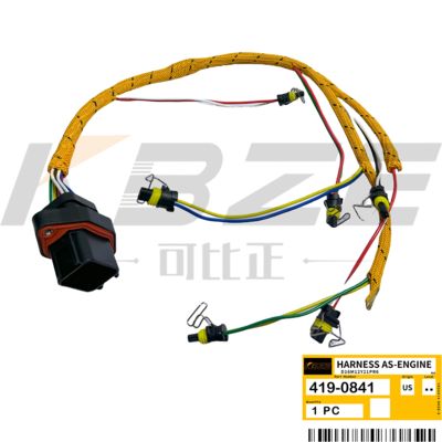 4190841 419-0841 KBZE 330C 330D 336D 340D EXCAVATOR HARNESS AS-ENGINE FOR CAT C9 C-9 ENGINE