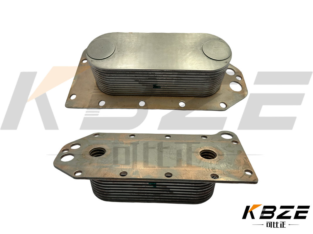 KOMATSU 6D114 PC300 EXCAVATOR 6742-01-2450 ENGINE OIL COOLER CORE FITS CUMMINS 6CT 3974815 3918175 390629612P