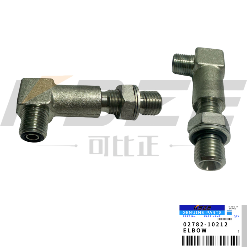 KOMATSU 02782-10212 0278210212 ELBOW FITTING FOR D155A D31 D41E D65 D85 HD325 HD465 HD785